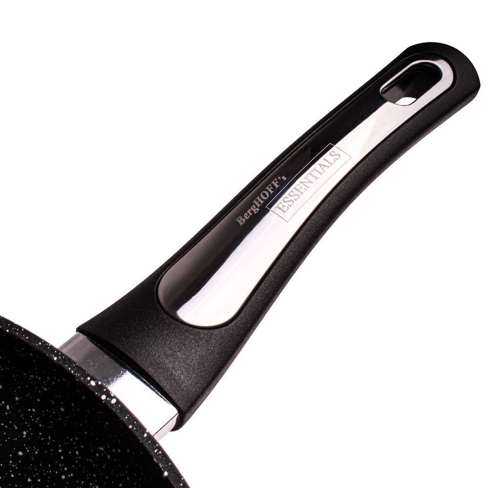 Black 10" Aluminum Non-stick Fry Pan with Ceramic Coating