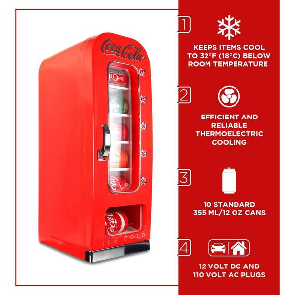 Koolatron vending hot sale fridge