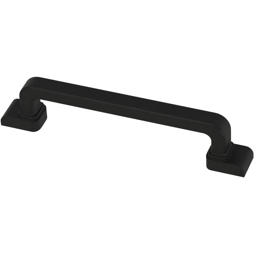 Art Deco Streamline 3-3/4 in. (96 mm) Modern Matte Black Cabinet Drawer Pull price history on PriceWatchPro