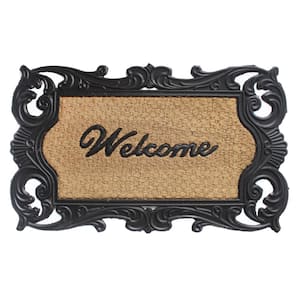 Rubber Welcome Irongate Natural 30in. x 18in. Door Mat