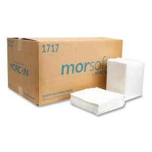 Morsoft Dinner Napkins, 1-Ply, 15 in. x 17 in., White, 250/Pack, 12 Packs/Carton