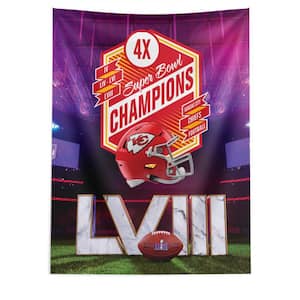 NFL Chiefs SB58 Retake Multi Champs Printed Wall Hanging