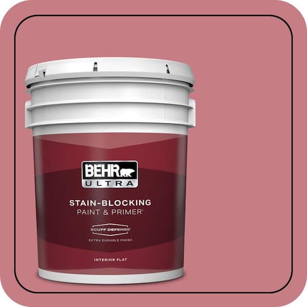 BEHR ULTRA 5 gal. #M150-5 Enamored Extra Durable Flat Interior Paint & Primer