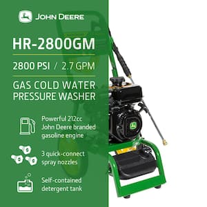 2800 PSI 2.7 GPM Gas Cold Water Pressure Washer