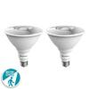 120-Watt Equivalent PAR38 CEC Motion Sensor Flood LED Light Bulb Daylight (2-Pack)