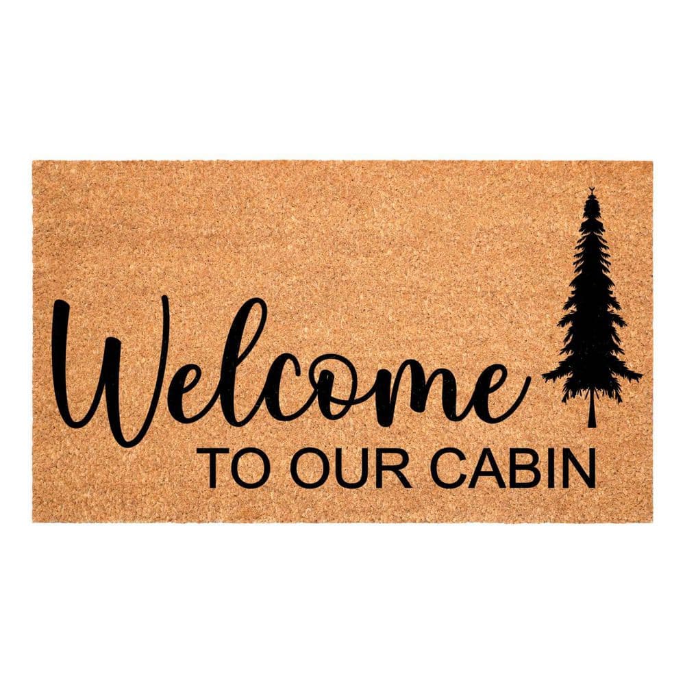 Multi-Colored 29 in. x 17 in. Coir Outdoor Door Mat price history on PriceWatchPro