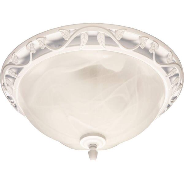 Broan-NuTone Decorative White 100 CFM Ceiling Exhaust Bath Fan with ...