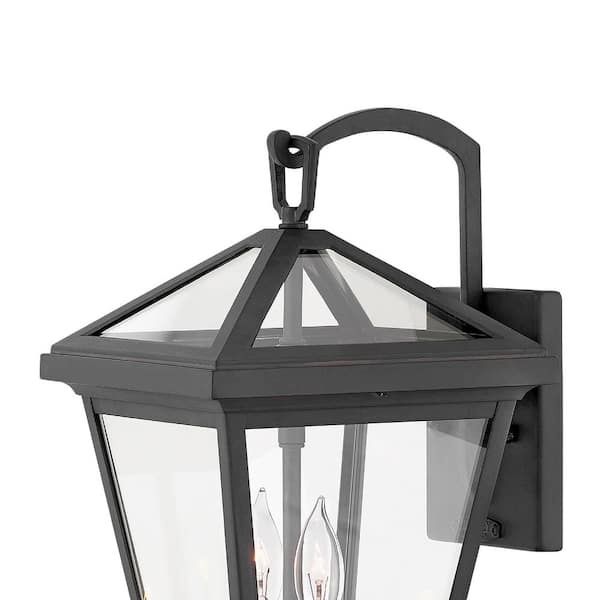 HINKLEY - Alford Place Small Museum Black Outdoor Wall Mount Lantern