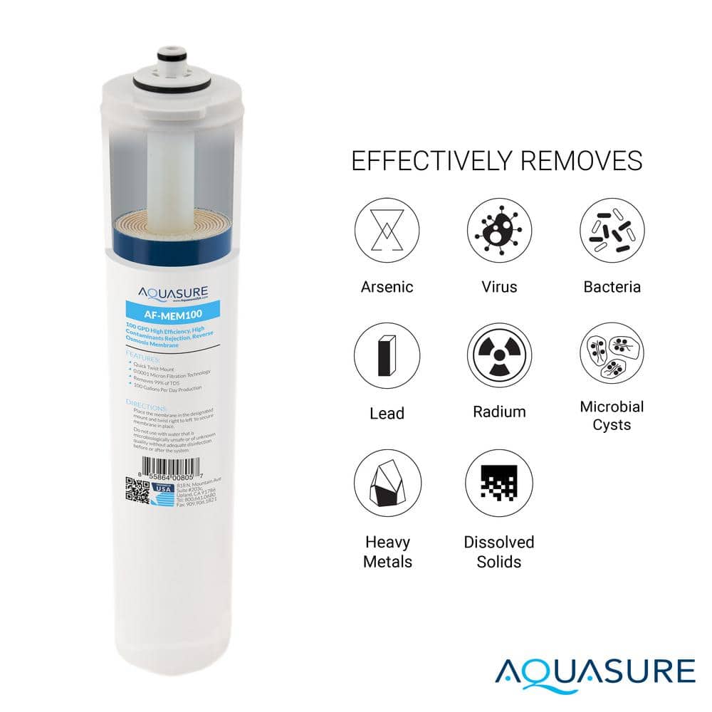 Aquasure Premier 4-Stage Quick Change Water Filter Bundle