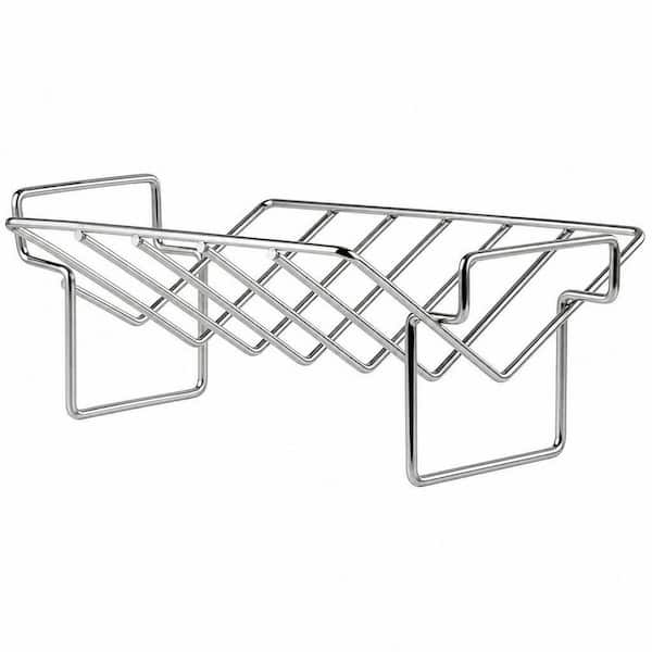 Stainless Steel V Rack for Roasting Turkey, Multi-Use BBQ Rib Rack for Smoking and Grilling