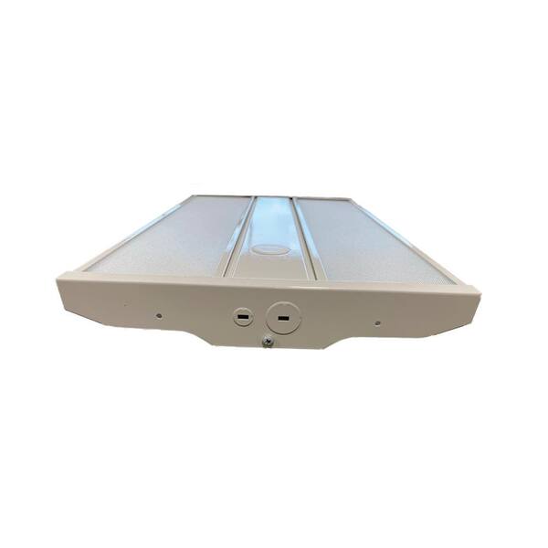 EarthTronics 1.3 ft. 92-Watt Equivalent Integrated LED Dimmable Premium Series White High Bay Light 13800 Lumens, 5000K