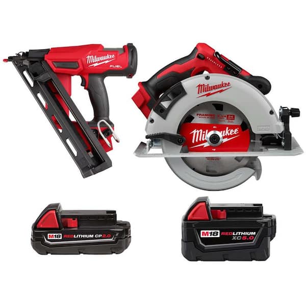 Milwaukee M18 Brushless 15 Gauge Finish Nailer Cordless 7 1 4 in