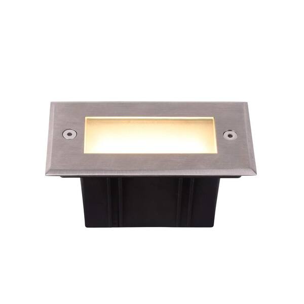 VONN Lighting 2-Watt Stainless Steel Outdoor Integrated LED 3000K In-Ground Landscape Path Light