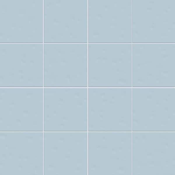 Merola Tile Berta Celeste 7-7/8 in. x 7-7/8 in. Ceramic Wall Take Home Tile Sample