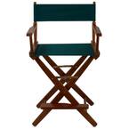 24 in. Extra-Wide Mission Oak Frame/ Hunter Green Canvas New, Solid Wood Folding Chair (Set of 1)
