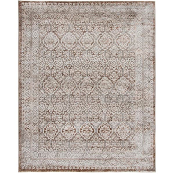 8 ft. x 10 ft. Brown Morrow Area Rug