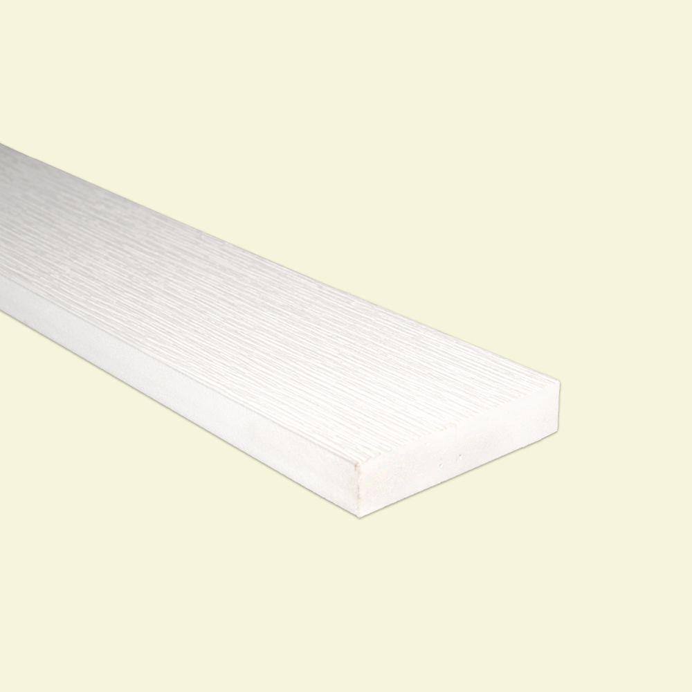 Aresense × Sorm'86 PDS ホワイト AZEK Trim 3/4 in. x 3-1/2 in. x 12 ft. Frontier Trim PVC Board