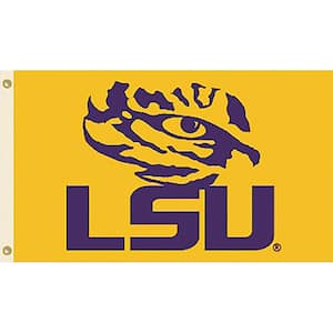 NCAA LSU 3 ft. x 5 ft. Collegiate 2-Sided Flag with Grommets