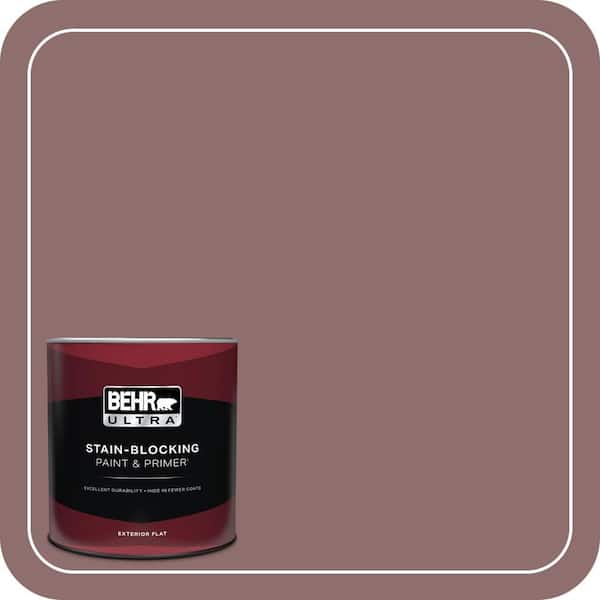 BEHR ULTRA 1 qt. #MQ1-47 Touch of Class Flat Exterior Paint & Primer