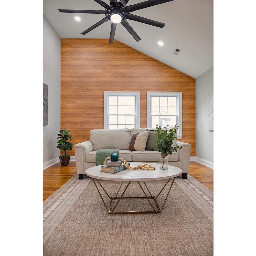 Thermally Modified Hickory Wood Grooved Siding Boards, 96" x 6.25", Brown Finish