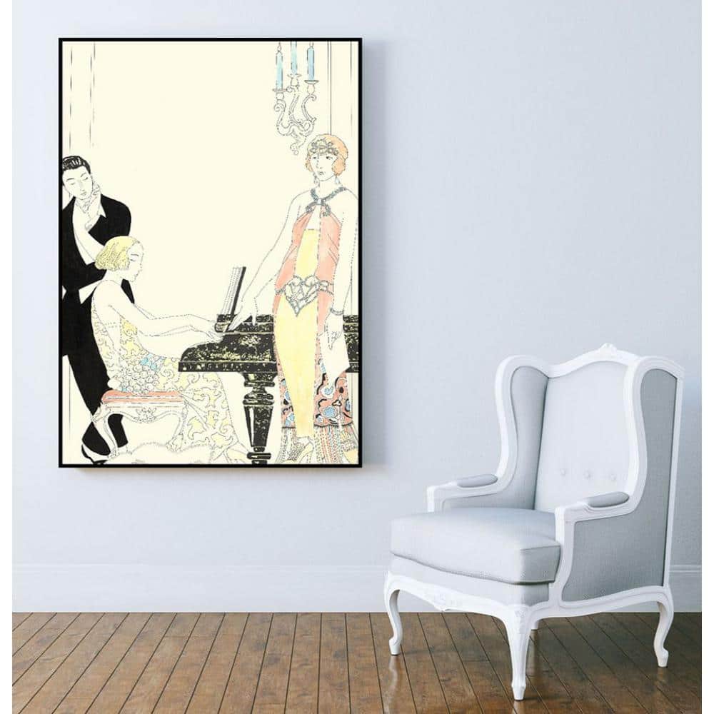 30 in. x 40 in. Arte Deco Fashion I by Unknown Framed Wall Art