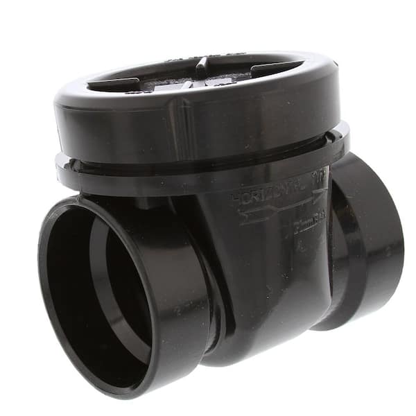 JONES STEPHENS 2 in. ABS Backwater Valve for Drainage Systems