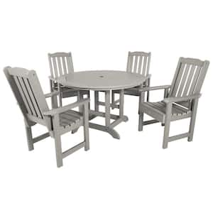 Lehigh 5-Piece Plastic Round Outdoor Dining Set