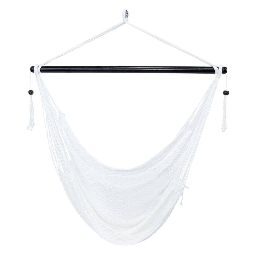 Extra Large Polyester Rope Hammock Chair-White price history on PriceWatchPro