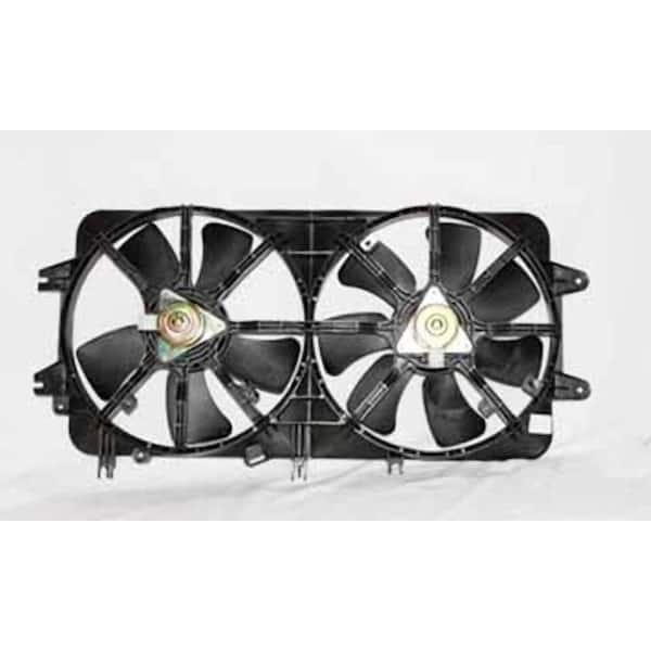 TYC Dual Radiator and Condenser Fan Assembly 2000-2002 Mazda 626 2.0L