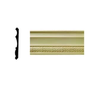 1/2 in. x 5-1/4 in. x 96 in. Hardwood White Unfinished Celtic Crown Moulding