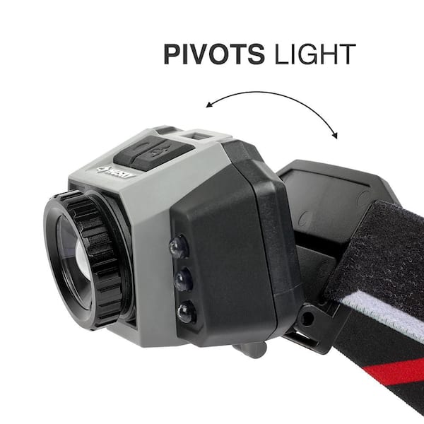 Husky 600 Lumens Dual Power Focusing Multi Color Rechargeable