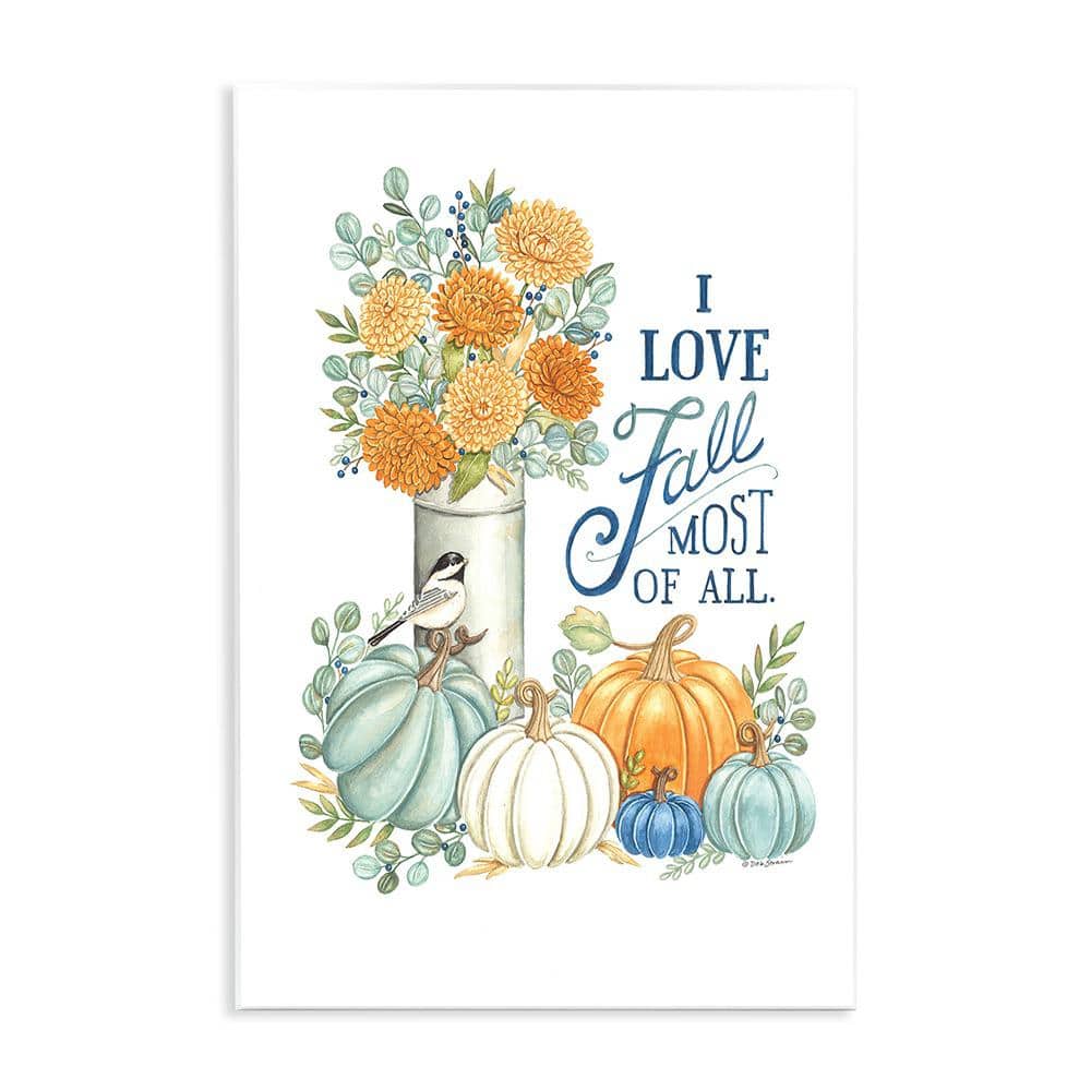 Love Fall Still Life by Deb Strain 1-Piece Unframed Graphic Print Nature Poster Art Print 19 in. x 13 in. price history on PriceWatchPro
