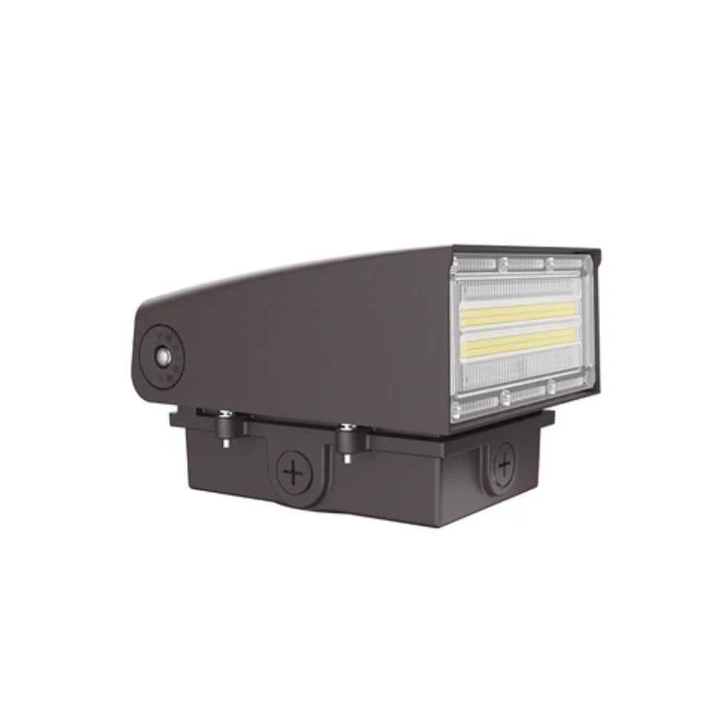 60-Watt Equivalent 13000 Bronze Integrated LED Adjustable Wall Pack -  BEYOND LED TECHNOLOGY, 156836