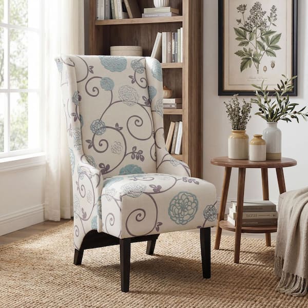 Callie White Plus Multi Fabric Upholstered Dining Chair
