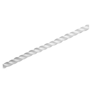 1/4 in. x 100 ft. Twisted Poly Rope, White