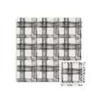 Sawyer Black Plaid 11.4 in. x 11.4 in. Foam Interlocking Floor Tiles (44-Pieces/Case)