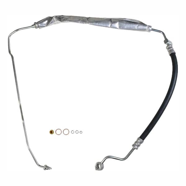 Sunsong Power Steering Pressure Line Hose Assembly - Pump To Rack