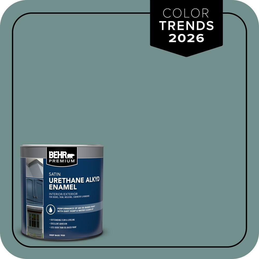 1 qt. #PPU12-03 Dragonfly Satin Enamel Urethane Alkyd Interior/Exterior Paint price history on PriceWatchPro