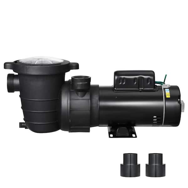 Above Ground Pool Pump, 2HP/0. 44HP, Dual Speed Swimming Pool Pump, High 118 GPM 56 ft. Lift, Low 57 GPM 14 ft. Lift