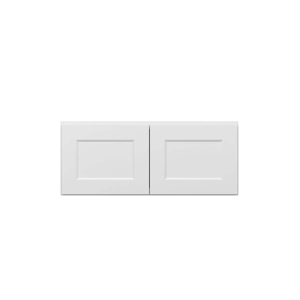 Norfolk Shaker 36 in. W x 15 in. H x 24 in. D in Painted White Plywood Asse
