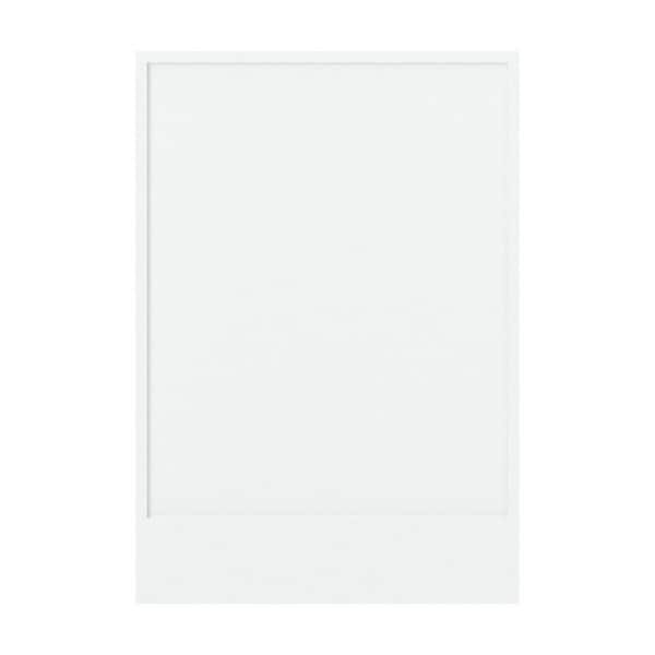Franklin 0.75 in. W x 24 in. D x 34.5 in. H Base Matching End Panel in Vesper White