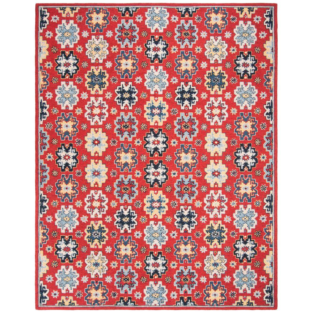 Safavieh Heritage Red Blue 5 Ft X 8, Red Blue Rug