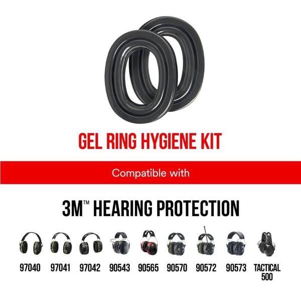 3M Lawn and Garden Pro-Grade Red and Black Cup Earmuff 90565-LG4DC