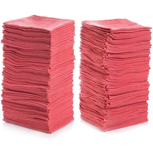 Shop Towels Red Cleaning Wipes (Pack of 150)