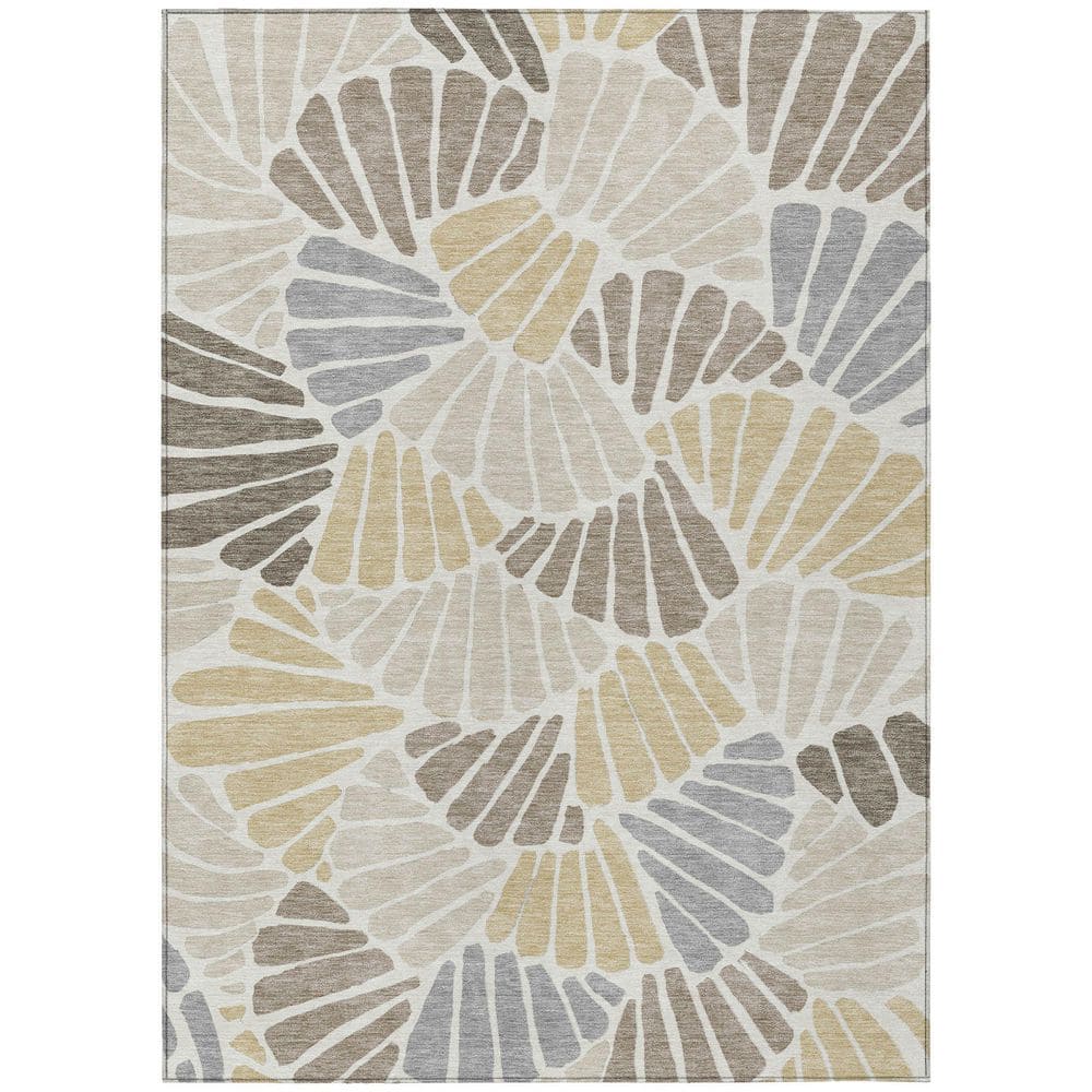 Chantille Machine Washable Indoor/Outdoor Abstract ACN2384 Beige 10 ft. x 14 ft. Area Rug price history on PriceWatchPro