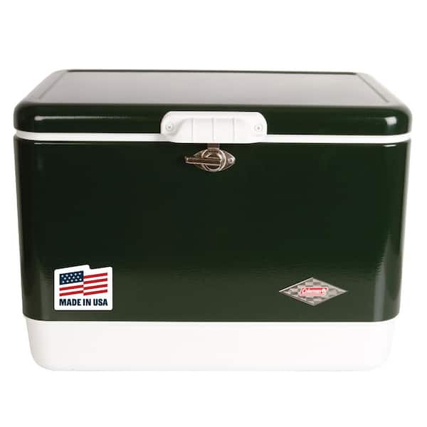 Vintage 54 qt. Steel Belted Cooler, Green