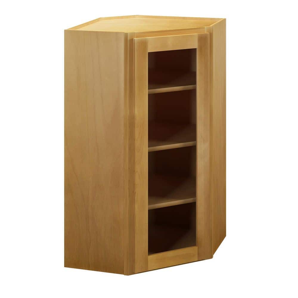 Aberdeen Recessed 27 in. W x 42 in. H x 15 in. D in Caramel Plywood Assembled Glass Door Fin Interior Corner Diagonal price history on PriceWatchPro
