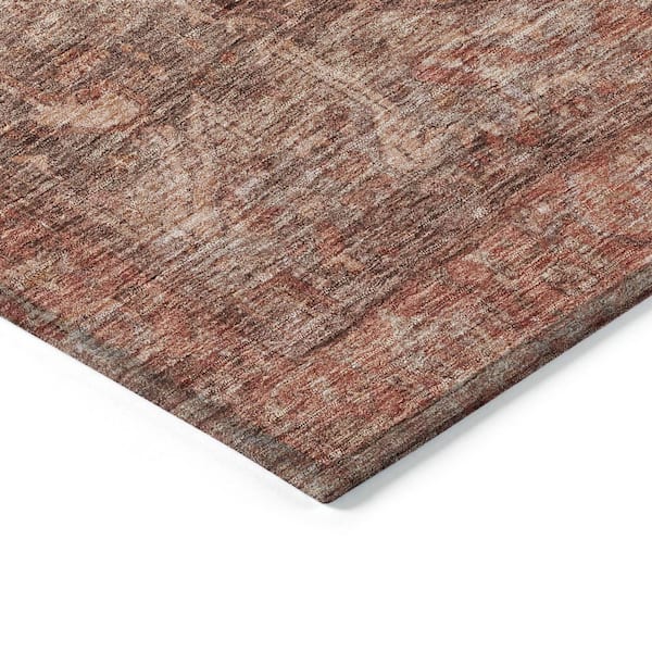 Chantille Machine Washable Indoor/Outdoor Abstract ACN1240 Burgundy 9 ft. x 12 ft. Area Rug