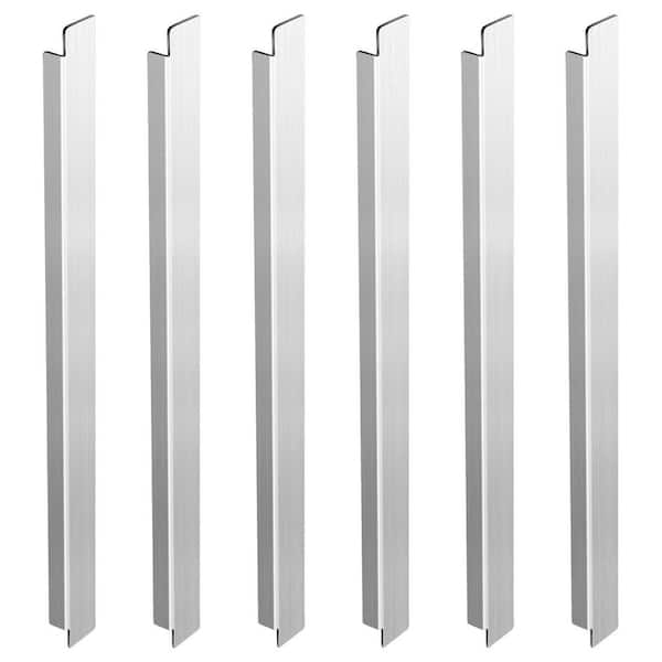 6-Piece 12.5 in. Stainless Steel Adaptor Bar, Table Adapter Bar Long Divider, Metal Food Divider for Restaurant Kitchen