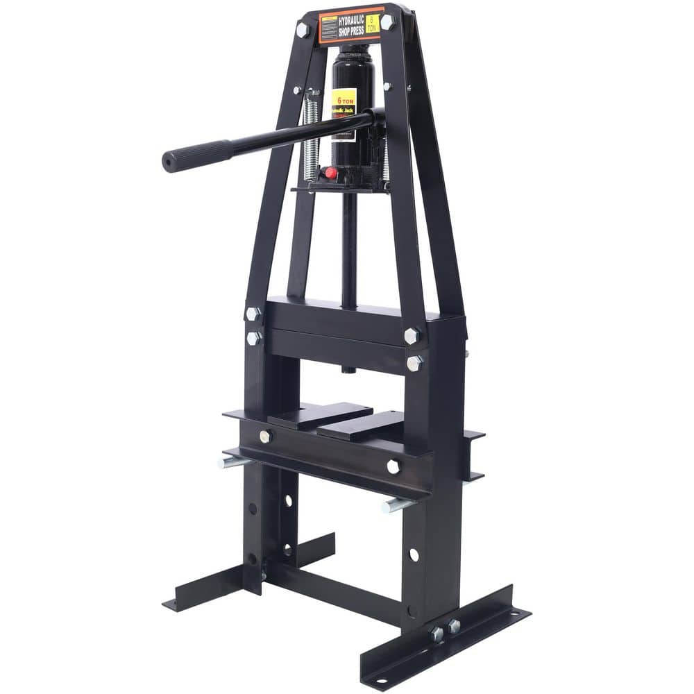 6-Ton Benchtop Hydraulic A-Frame Garage Floor Adjustable Shop Press with Press Plates, Black price history on PriceWatchPro
